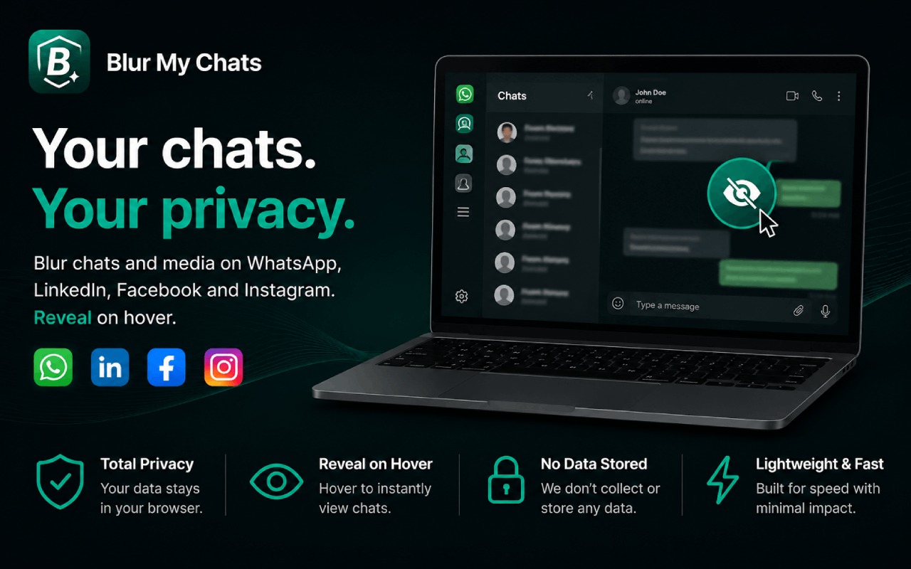 Blur My Chats hides chat messages until you hover